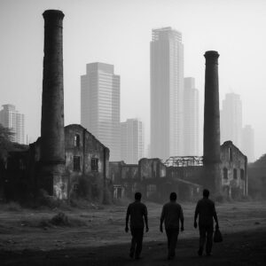 Abandoned textile mills in Mumbai — symbol of lost industrial heritage